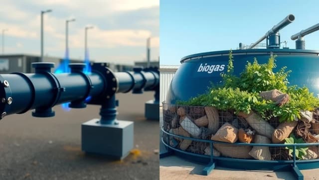 Vad är skillnaden mellan naturgas och biogas